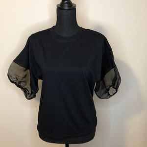 Zara T with ruffle sleeve